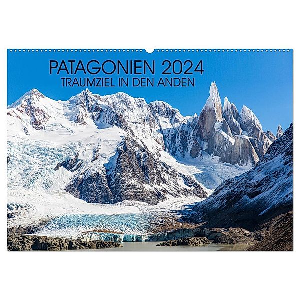 Patagonien 2024 - Traumziel in den Anden (Wandkalender 2024 DIN A2 quer), CALVENDO Monatskalender, Frank Schröder