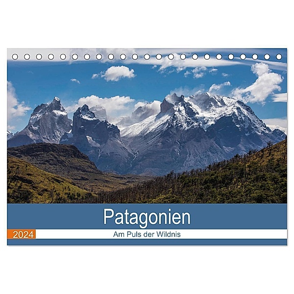 Patagonien - Am Puls der Wildnis (Tischkalender 2024 DIN A5 quer), CALVENDO Monatskalender, Akrema-Photograhy Neetze