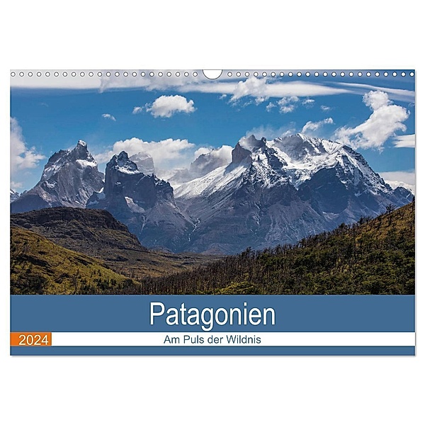 Patagonien - Am Puls der Wildnis (Wandkalender 2024 DIN A3 quer), CALVENDO Monatskalender, Akrema-Photograhy Neetze