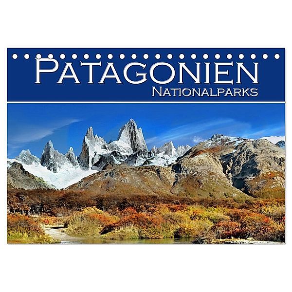 Patagonien NationalParks (Tischkalender 2025 DIN A5 quer), CALVENDO Monatskalender, Calvendo, Helena Bilkova