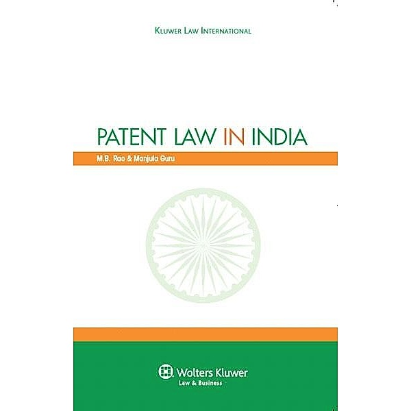 Patent Law in India, M. B. Rao