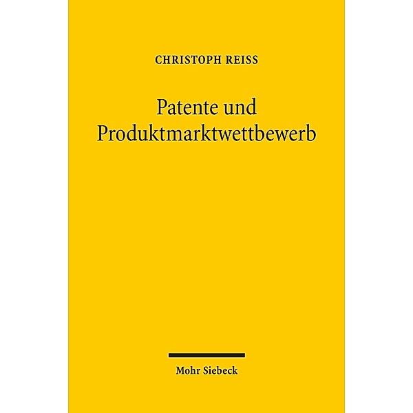 Patente und Produktmarktwettbewerb, Christoph Reiß