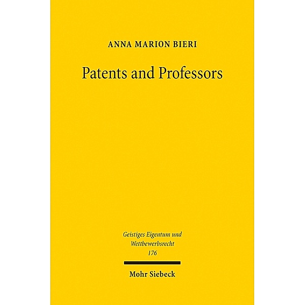 Patents and Professors, Anna Marion Bieri