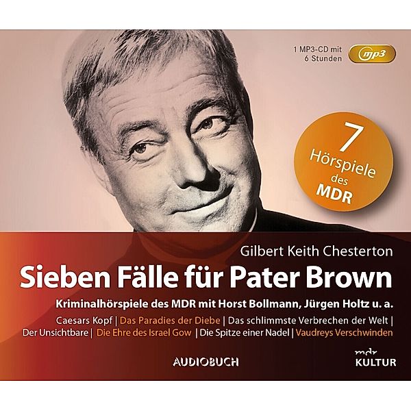 Pater Brown - Sieben Fälle für Pater Brown,1 Audio-CD, MP3 (Sonderausgabe), Gilbert K. Chesterton