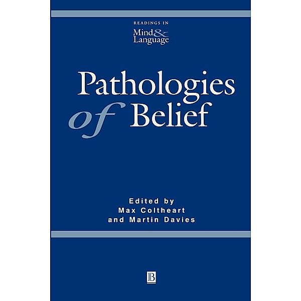 Pathologies of Belief, Coltheart, Davies M