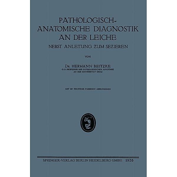 Pathologisch-Anatomische Diagnostik an der Leiche, Hermann Heinrich Wilhelm Beitzke