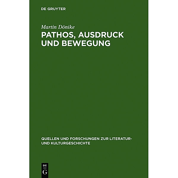 Pathos, Ausdruck und Bewegung, Martin Dönike