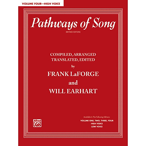Pathways of Song, High Voice, m. Audio-CD