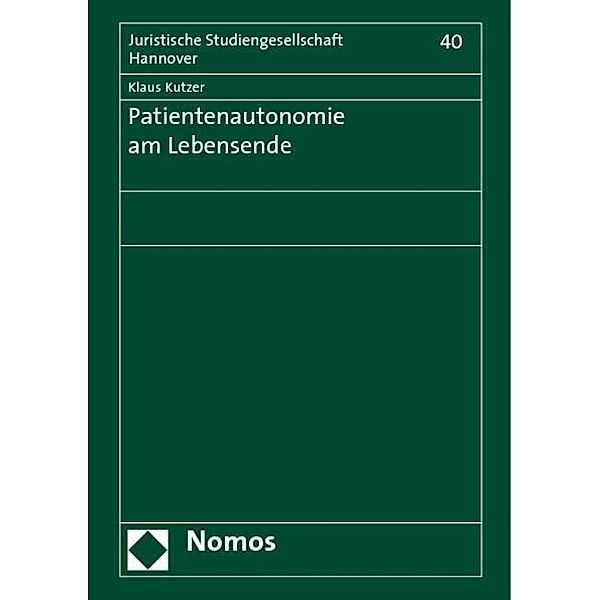 Patientenautonomie am Lebensende, Klaus Kutzer