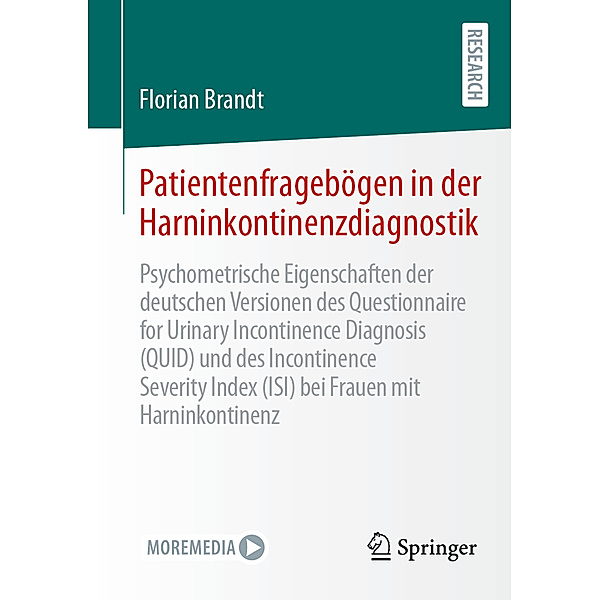 Patientenfragebögen in der Harninkontinenzdiagnostik, Florian Brandt