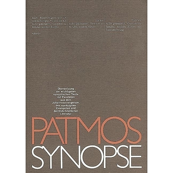 Patmos-Synopse, Franz Joseph Schierse