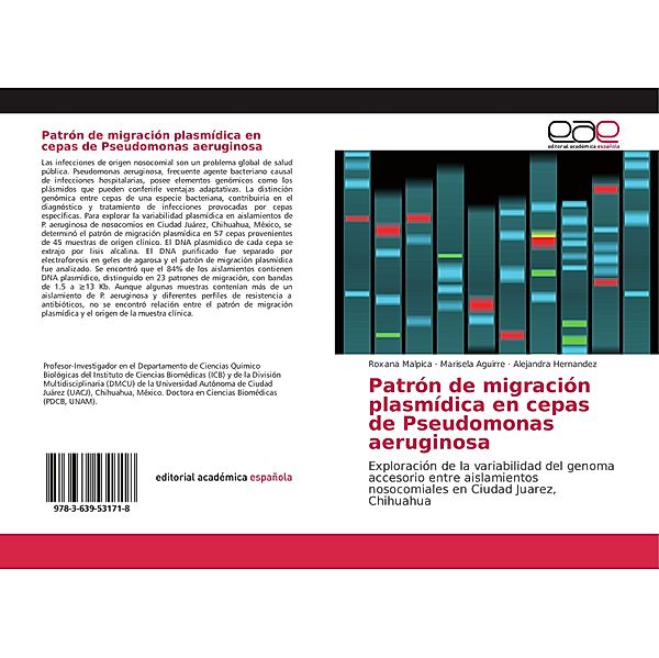 Patrón de migración plasmídica en cepas de Pseudomonas aeruginosa, Roxana Malpica, Marisela Aguirre, Alejandra Hernandez