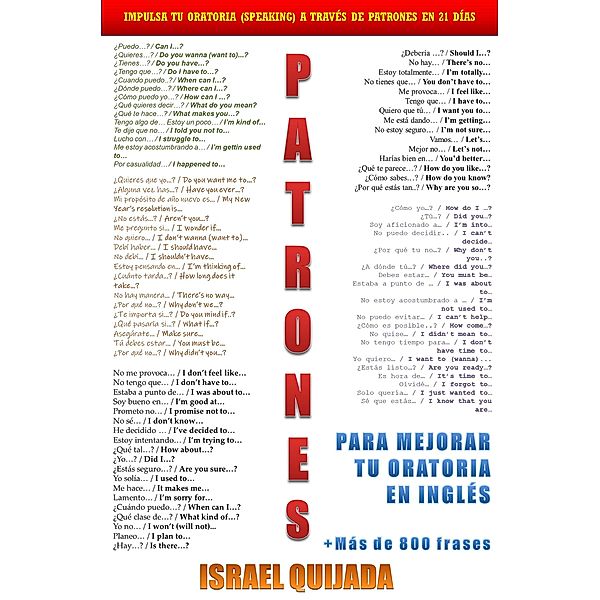 Patrones para Mejorar tu Oratoria en Inglés, Israel Quijada