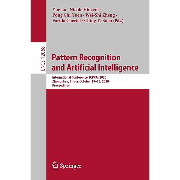 Pattern Recognition and Artificial Intelligence / Lecture Notes in Computer Science Bd.12068