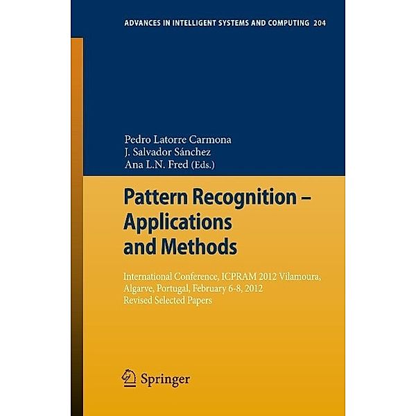 Pattern Recognition - Applications and Methods / Advances in Intelligent Systems and Computing Bd.204