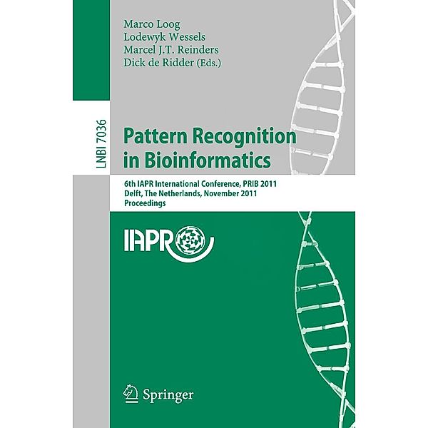 Pattern Recognition in Bioinformatics / Lecture Notes in Computer Science Bd.7036