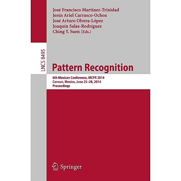 Pattern Recognition / Lecture Notes in Computer Science Bd.8495