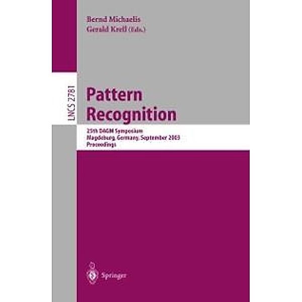Pattern Recognition / Lecture Notes in Computer Science Bd.2781