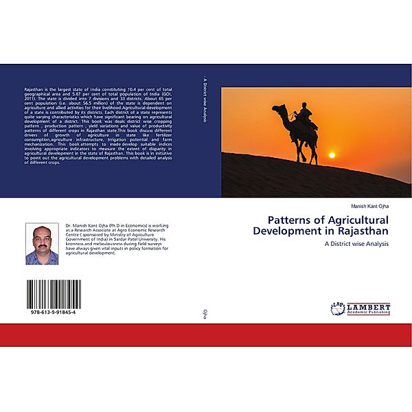 Patterns of Agricultural Development in Rajasthan, Manish Kant Ojha