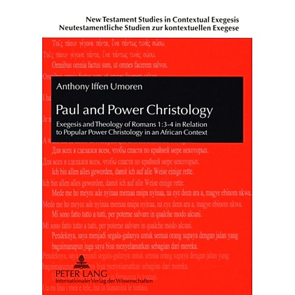 Paul and Power Christology, Antony Iffen Umoren