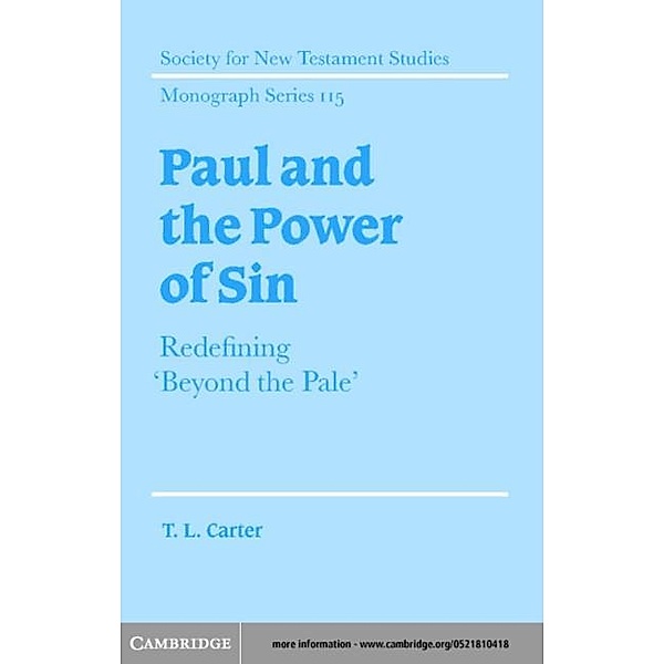 Paul and the Power of Sin, T. L. Carter