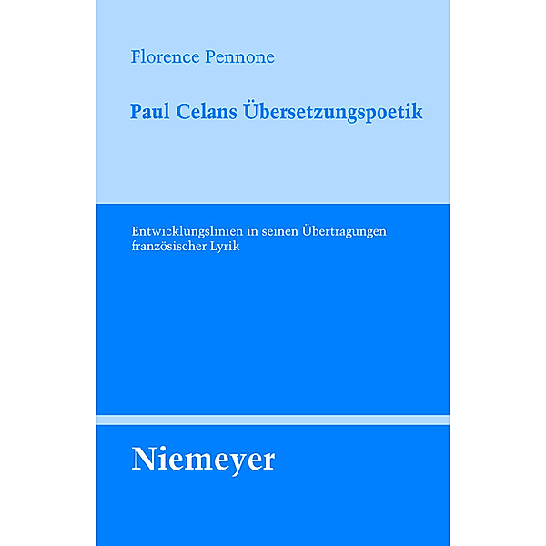 Paul Celans Übersetzungspoetik, Florence Pennone