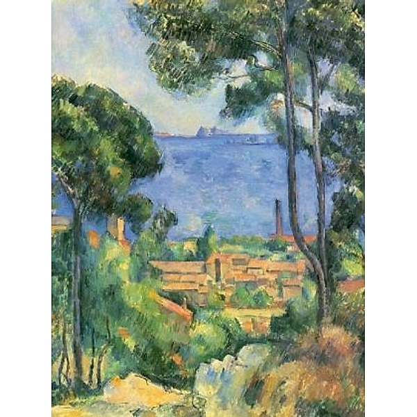 Paul Cézanne - Blick auf L'Estaque und das Chateaux d'If (Das Meer bei L'Estaque) - 1.000 Teile (Puzzle)