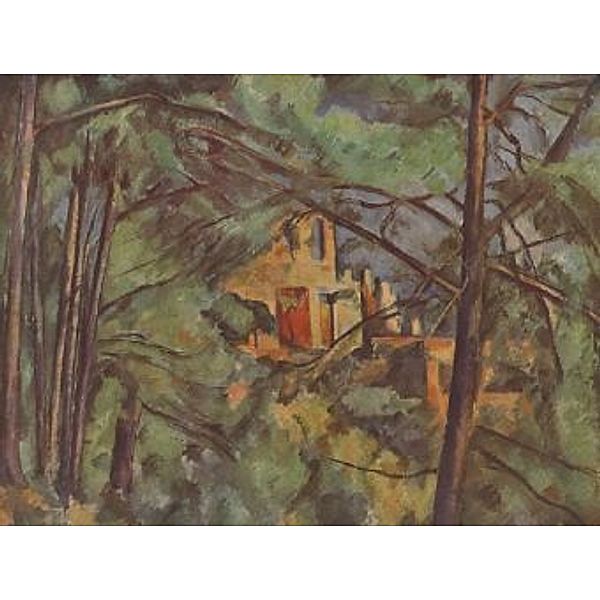 Paul Cézanne - Das Château Noir hinter Bäumen - 200 Teile (Puzzle)
