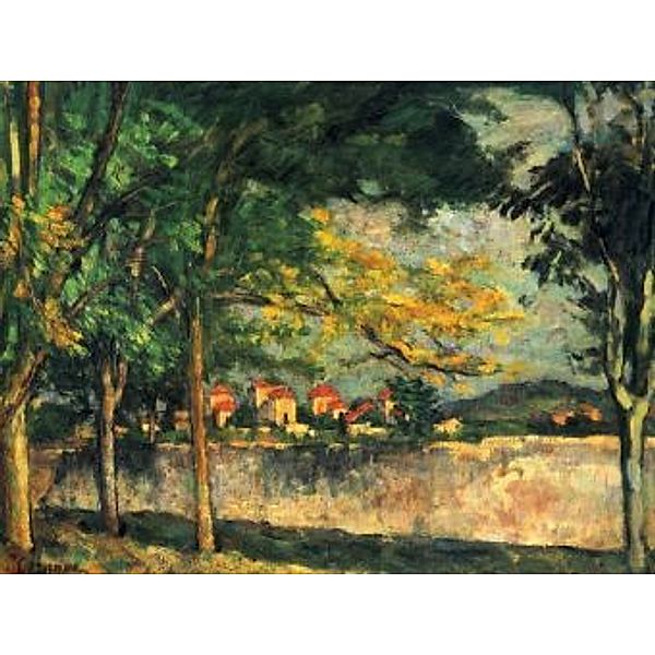 Paul Cézanne - Die Straße (Die Mauer) - 100 Teile (Puzzle)