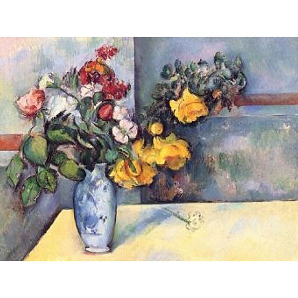 Paul Cézanne - Stilleben, Blumen in einer Vase - 100 Teile (Puzzle)