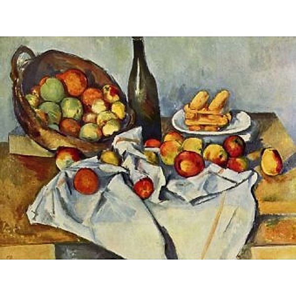 Paul Cézanne - Stilleben mit Flasche und Apfelkorb - 2.000 Teile (Puzzle)