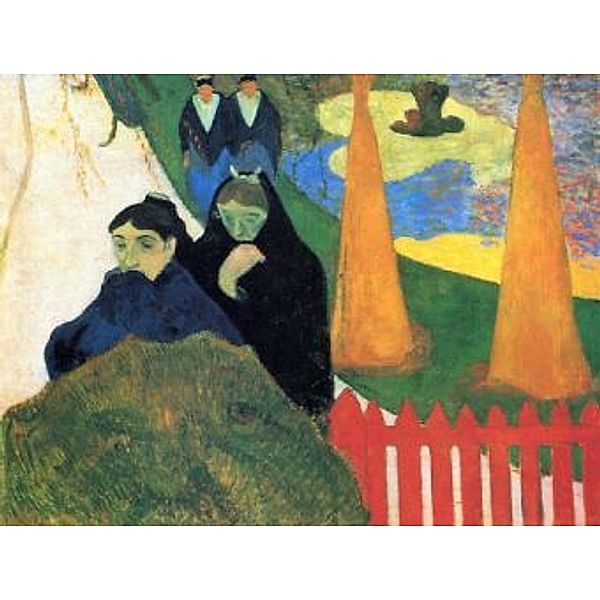 Paul Gauguin - Alte Jungfern durchqueren einen winterlichen Garten in Arles - 1.000 Teile (Puzzle)