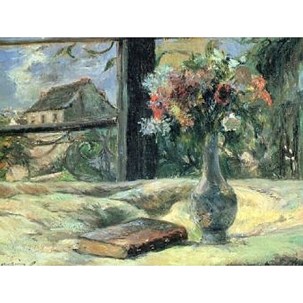 Paul Gauguin - Blumenvase am Fenster - 1.000 Teile (Puzzle)