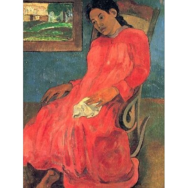 Paul Gauguin - Frau im rotem Kleid - 1.000 Teile (Puzzle)