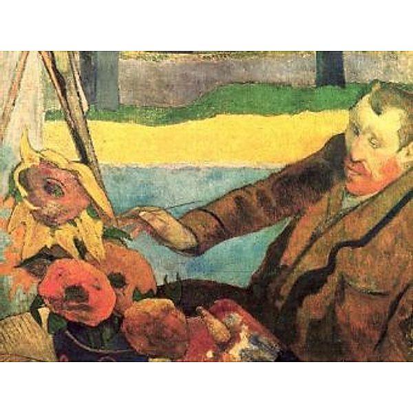 Paul Gauguin - Porträt des Vincent van Gogh, Sonnenblumen malend - 2.000 Teile (Puzzle)