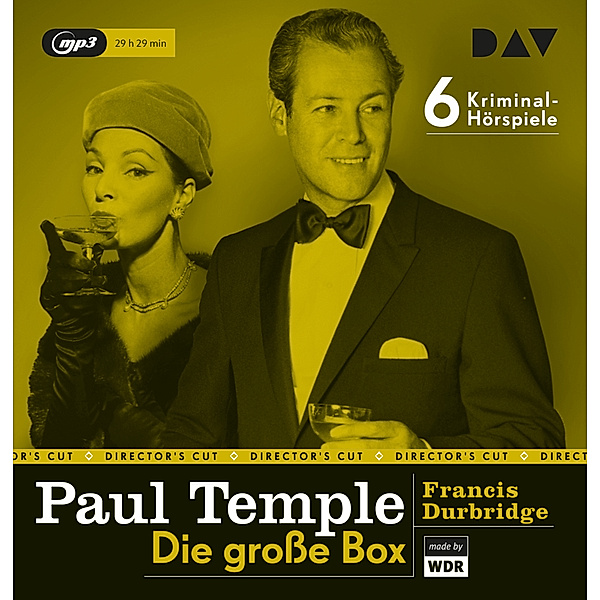 Paul Temple - Die grosse Box,6 MP3-CDs, Francis Durbridge