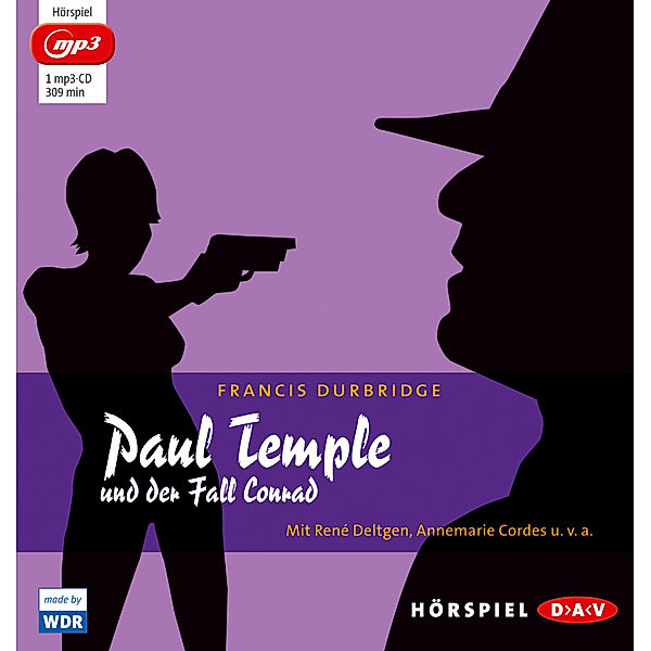 Paul Temple und der Fall Conrad,1 MP3-CD, Francis Durbridge
