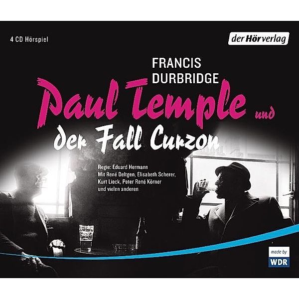 Paul Temple und der Fall Curzon,4 Audio-CDs, Francis Durbridge