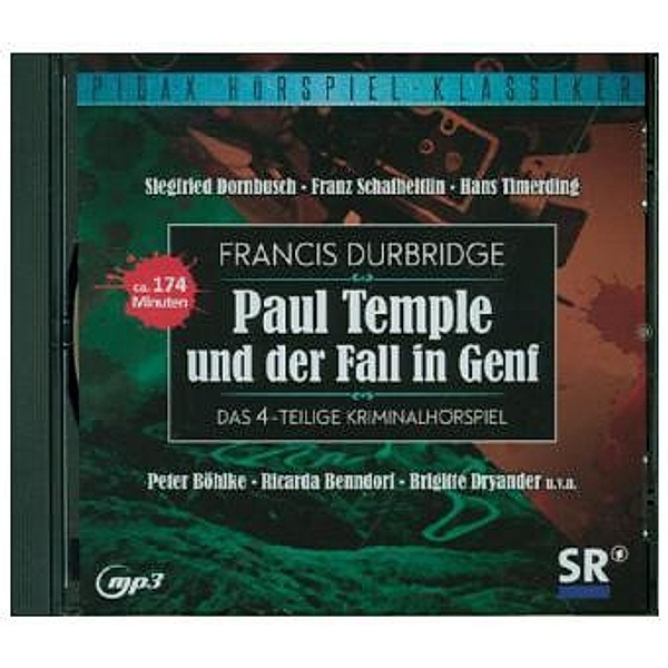 Paul Temple und der Fall in Genf,1 MP3-CD, Francis Durbridge