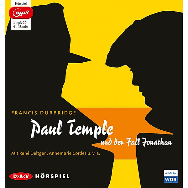Paul Temple und der Fall Jonathan,1 MP3-CD, Francis Durbridge