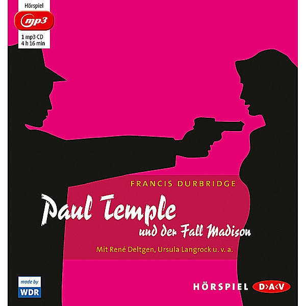 Paul Temple und der Fall Madison,1 MP3-CD, Francis Durbridge
