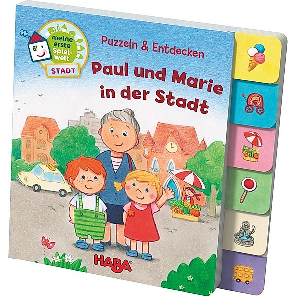 Paul und Marie in der Stadt, Puzzlebuch, Imke Storch
