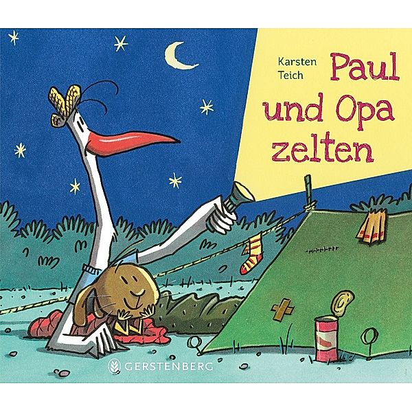 Paul und Opa zelten, Karsten Teich