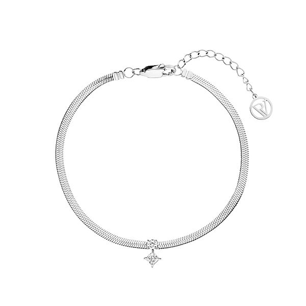 PAUL VALENTINE Armband Dream Sleek Edelstahl (Farbe: silber)