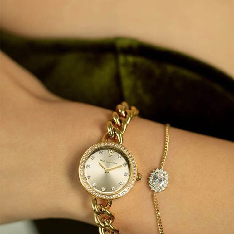 PAUL VALENTINE Armbanduhr Constella Edelstahl, vergoldet online kaufen -  Orbisana