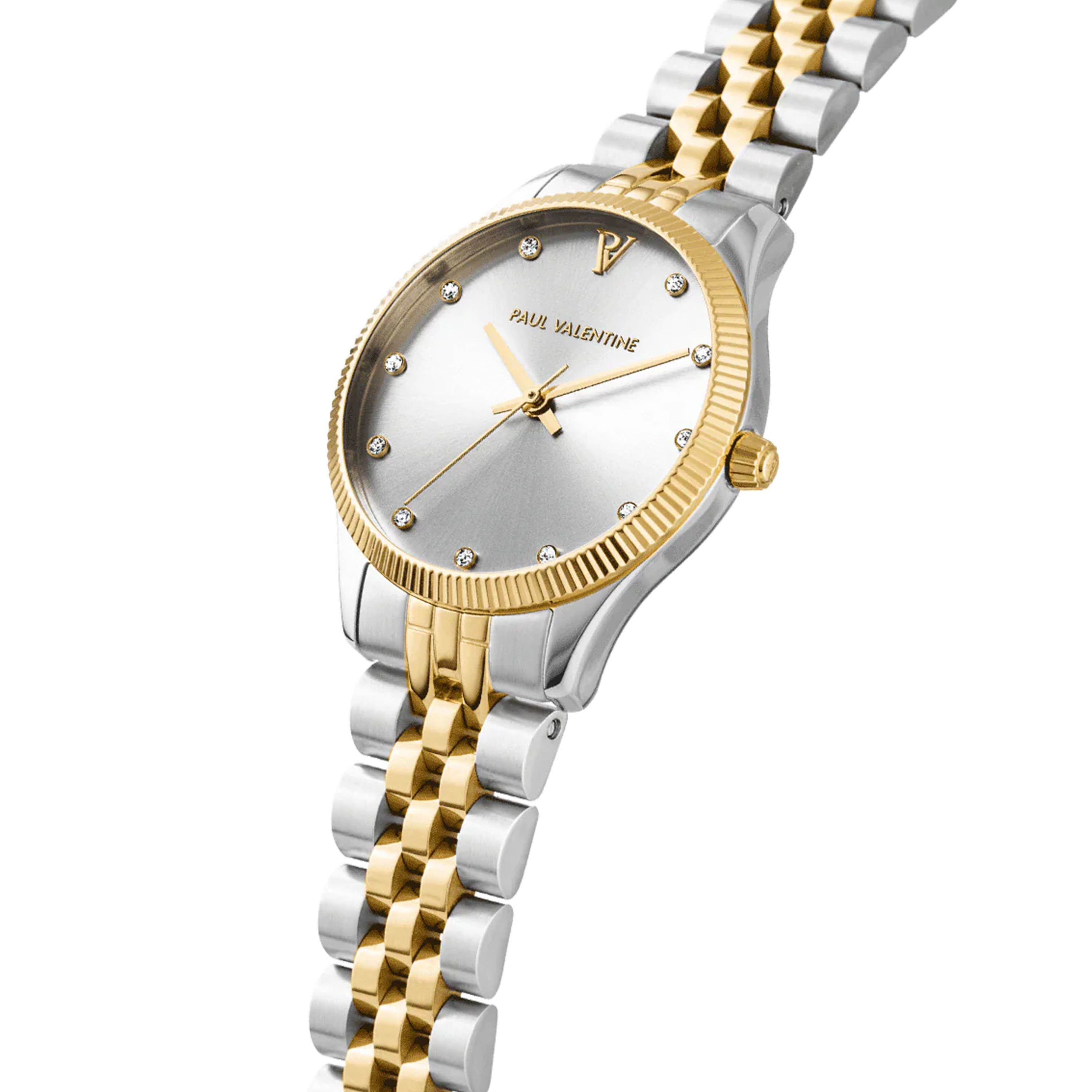 PAUL VALENTINE Armbanduhren Iconia Edelstahl Farbe: gold silber online  kaufen - Orbisana