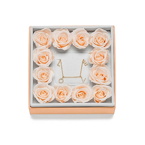 Paul Valentine GeschenksetSparkling Love RoseboxMessing (Farbe: 18K vergoldet)