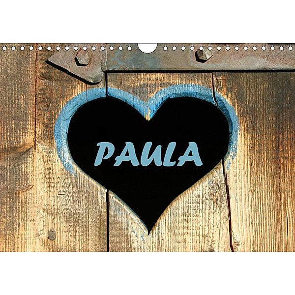 PAULA-Namenskalender (Wandkalender 2021 DIN A4 quer), Schnellewelten