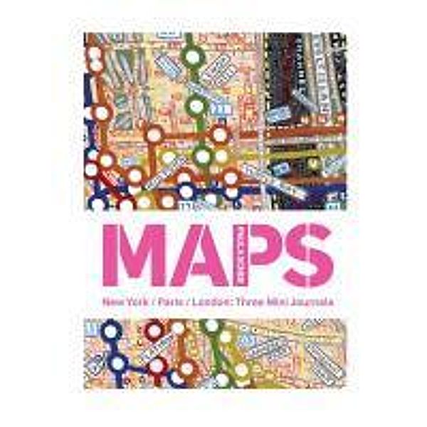 Paula Scher Maps 3 Mini Journals, Paula Scher