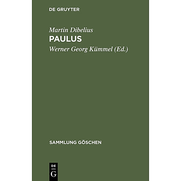 Paulus, Martin Dibelius